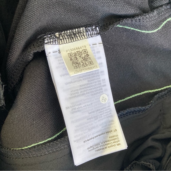 Adidas Wide Leg Track Pants Black - Picture 8 of 8